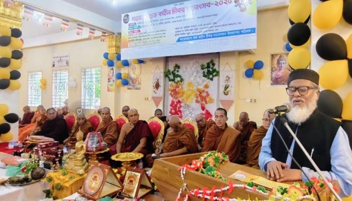 “সুশাসনের জন্য নির্বাচন জরুরি, সরকার ফেয়ার ও ইনক্লুসিভ ভোটের প্রস্তুতি নিচ্ছে” কুমিল্লা নব শালবন বৌদ্ধ বিহারে ২৪তম কঠিন চীবর দানোৎসবে --ধর্ম উপদেষ্টা প্রফেসর ড. আ. ফ. ম. খালিদ হোসেন