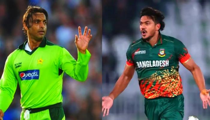 ‘আমার রেকর্ড ভাঙুক তাসকিন’—ঢাকায় এসে বাংলাদেশের পেসারকে শোয়েব আখতারের চ্যালেঞ্জ