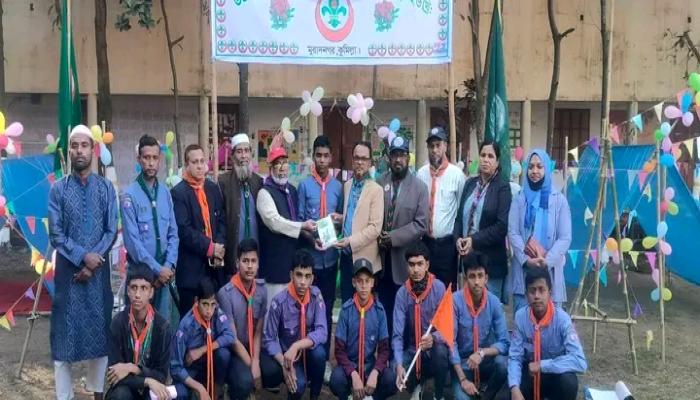 মুরাদনগরে ষষ্ঠ উপজেলা স্কাউট সমাবেশে পুরস্কার বিতরণ ও হাইকিং উদ্বোধন